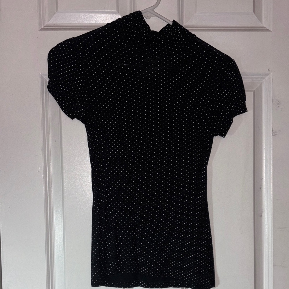 Fleurish Black and White Polka Dot Blouse